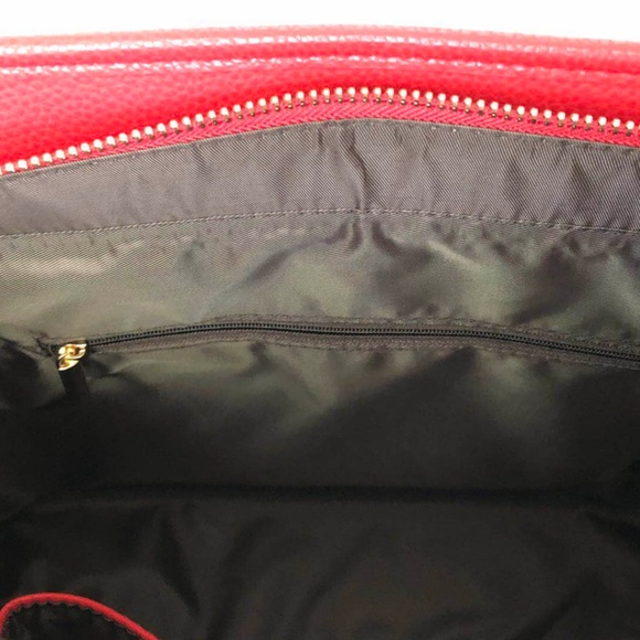 Cooco Design Handbag Shoulder Tote - Red Floral - Picture 7 of 8